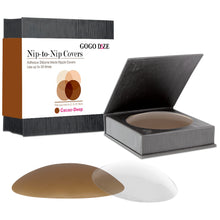 Load image into Gallery viewer, Nip-to-Nip Covers: Reusable Adhesive Matte Nipple Covers (Deep Color)
